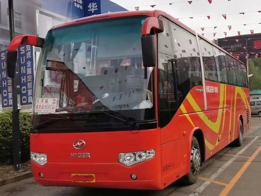 2$α μέση πόρτα 51 επιβατών λεωφορείων χεριών κόκκινο χρώμα καθισμάτων 10,5 χρησιμοποιημένων μηχανή υψηλότερων μέτρα λεωφορείων KLQ6109 Yuchai