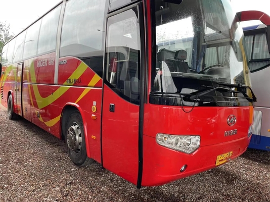 2$α μέση πόρτα 51 επιβατών λεωφορείων χεριών κόκκινο χρώμα καθισμάτων 10,5 χρησιμοποιημένων μηχανή υψηλότερων μέτρα λεωφορείων KLQ6109 Yuchai