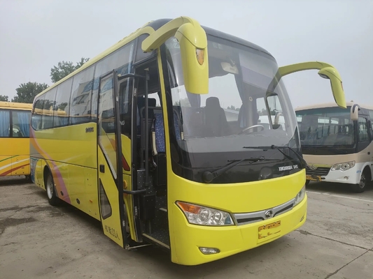 Χρησιμοποιημένο μίνι έτος 33 καθισμάτων ενιαίο πορτών αποσκευών διαμερισμάτων σφραγίζοντας λεωφορείο XMQ6802 λεωφορείων 2015 Kinglong χεριών παραθύρων 2$ο