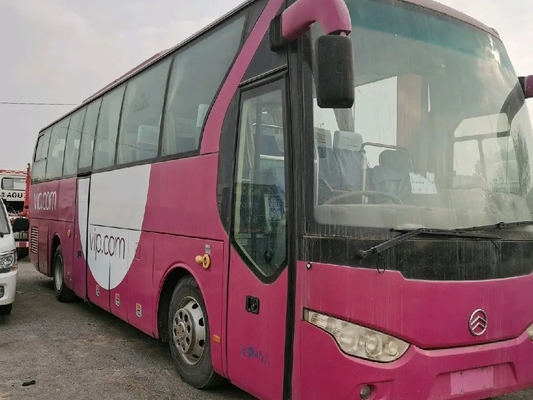 Χρησιμοποιημένη λεωφορείων πόρτα 45 καθισμάτων κλιματιστικών μηχανημάτων φύλλων ανοίξεων σπάνιο λεωφορείο XML6103 επιβατών λεωφορείων διπλή δράκων μηχανών χρυσό