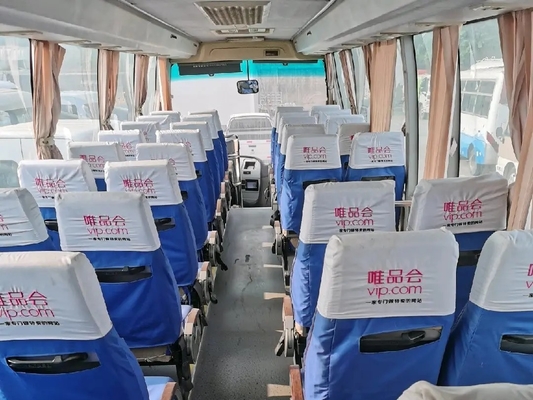 Χρησιμοποιημένη λεωφορείων πόρτα 45 καθισμάτων κλιματιστικών μηχανημάτων φύλλων ανοίξεων σπάνιο λεωφορείο XML6103 επιβατών λεωφορείων διπλή δράκων μηχανών χρυσό