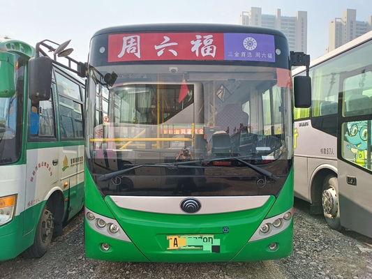 Χρησιμοποιημένο λεωφορείο πόλης Yutong ZK 6805 καθαρό ηλεκτρικό 8 μέτρα μήκος 16-51 θέσεις LHD / RHD