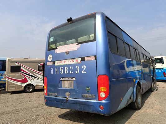 ZK6102D Προεπιλεγμένα λεωφορεία Yutong Στρίψιμο παράθυρο 43 θέσεις Μεγάλο χώρο αποσκευών
