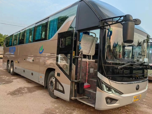 2020 Χρησιμοποιούμενο λεωφορείο ντίζελ 56 θέσεις Διπλής πόρτας VIP λεωφορείο Yutong ZK6137