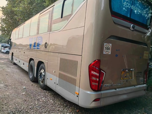 2020 Χρησιμοποιούμενο λεωφορείο ντίζελ 56 θέσεις Διπλής πόρτας VIP λεωφορείο Yutong ZK6137