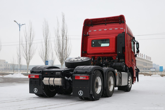 6*4 Οδηγία μοντέλο μεταχειρισμένο φορτηγό ρυμουλκούμενα Beiben τρακτέρ κεφάλι 560hp Amt 10 τροχούς