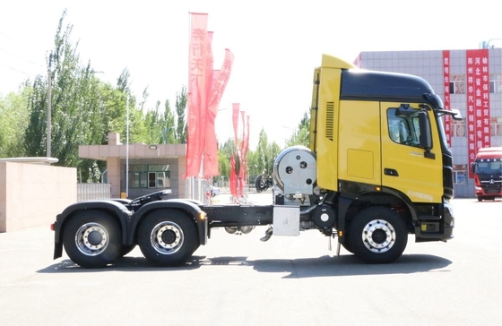 ΥΦΑ Weichai Μηχανή 460 ίππων Χρησιμοποιούμενα φορτηγά μεταφοράς Beiben Τρακτέρ άλογο 6x4 EURO 6