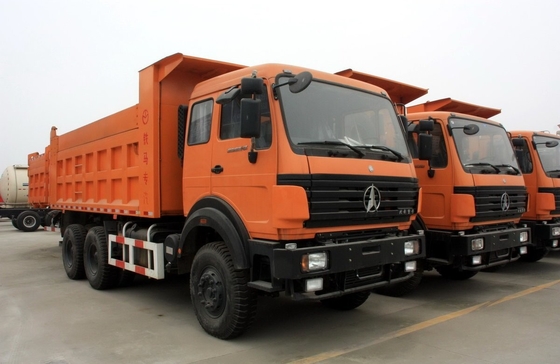 Beiben 6x4 Χρησιμοποιούμενο φορτηγό απορριμμάτων Euro 3 Weichai Μηχανή 290 HP Χρησιμοποίηση εξόρυξης