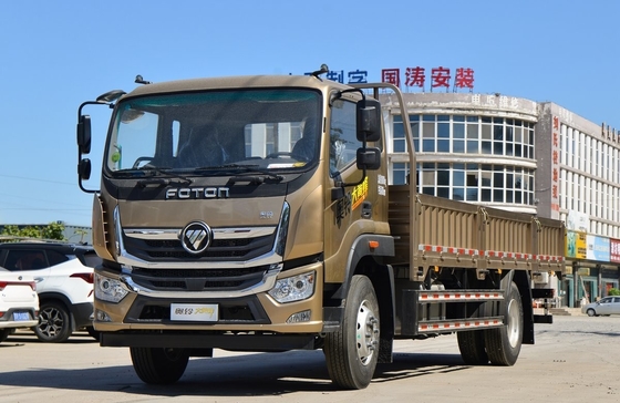 Μεσαία αγαθά Φορτηγό φορτίου Foton Μία και μισή καμπίνα 6.8 μέτρα κινητήρας ντίζελ