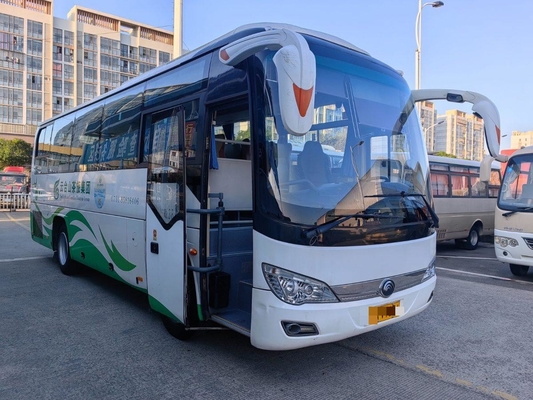 Δεύτερο χέρι λεωφορείο 2017 Έτος Yutong λεωφορείο ZK6876 Μία πόρτα 38 θέσεις Άνοιξη φύλλο LHD