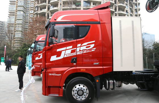 Τρακτέρ ρυμουλκούμενο φορτηγό Jiefang JH6 6*4 Τρόπος οδήγησης 510hp CNG Weichai κινητήρας Euro 6