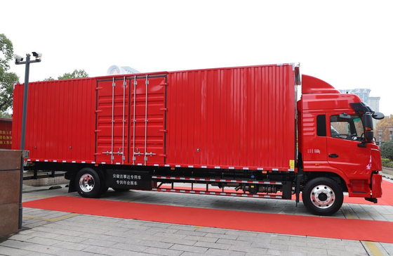 Χρησιμοποιημένο φορτηγό φορτίο Τύπος πτερύγων Κουτί JAC φορτηγό φορτηγό* 4*2 Διπλά πίσω ελαστικά 3 θέσεις