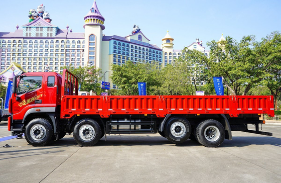 Χρησιμοποιούμενο φορτηγό Sino Yuchai κινητήρα 270hp 8 * 2 Drive Mode 2 θέσεις μονόκλινος
