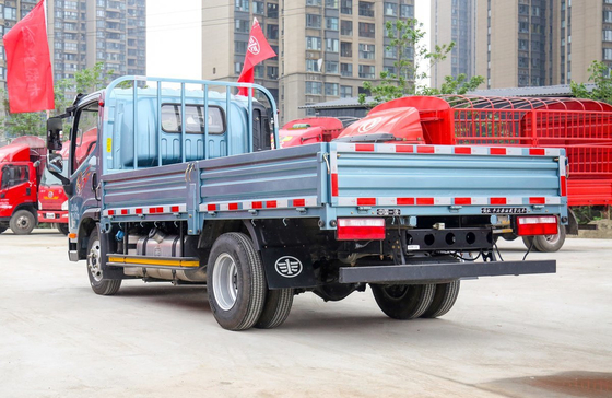 Μικρό μεταχειρισμένο φορτηγό φορτίου FAW Μία καμπίνα 2 θέσεις επίπεδο κιβώτιο φόρτωσης 2 τόνων γρήγορο κιβώτιο ταχυτήτων