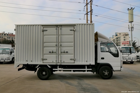 15 τόνων φορτηγό Euro 4 Isuzu 4×2 φορτηγό φορτηγό φορτηγό 6 ελαστικών πολυφυλλών 35 κυβικά κουτί