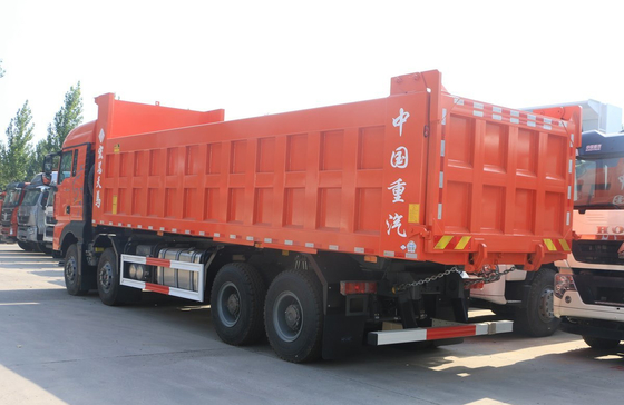 Χρησιμοποιούμενα φορτηγά 8×4 Sitrak G7H Heavy Duty 12.5L Displacement Single Sleeper