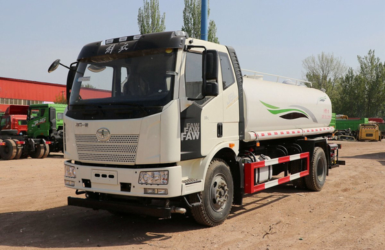 Φορτηγό Σπρίνκελερ 4500mm τροχοπέδης FAW J6L Υδροφόρος 11000 λίτρα χειροκίνητο κιβώτιο