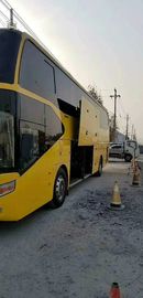 Λεωφορείο τουριστών από δεύτερο χέρι Yutong, χρησιμοποιημένα λεωφορεία πολυτέλειας με τη μηχανή 4 Wechai φρένο δίσκων ροδών