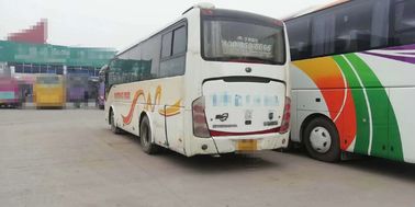 Χρησιμοποιημένο λεωφορείων YUTONG εμπορικό σήμα Yutong 37 καθίσματα με τον ασφαλή αερόσακο μηχανών diesel
