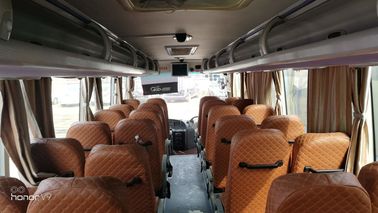 Μπλε λεωφορεία 39 Yutong πολυτέλειας χρησιμοποιημένα καθίσματα μηχανή Yuchai diesel έτους Seaters 2010