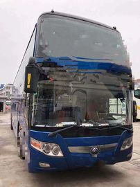 2014 χρησιμοποιημένα έτος λεωφορεία Yutong 61 καθίσματα ένα στρώμα και μισό με το φωτεινό χρώμα