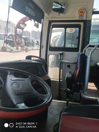 Κόκκινα λεωφορεία Yutong diesel χρησιμοποιημένα LHD 68 καθίσματα με τη χειρωνακτική μετάδοση