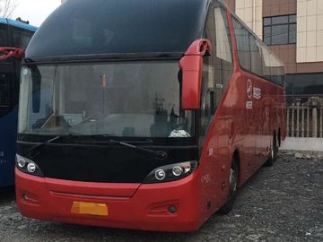 Υψηλότερο κόκκινο ταξίδι 55 καθισμάτων χρησιμοποιούμενο αριστερό έτος οδήγησης 2013 diesel λεωφορείων KLQ6147 επιβατών