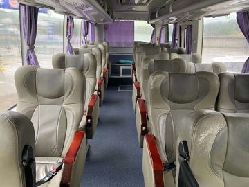 ZK6858 λεωφορείο πόλεων Yutong σειράς, άσπρο 19 Seater λεωφορείων έτος οδήγησης 2015 diesel αριστερό