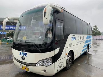 ZK6858 λεωφορείο πόλεων Yutong σειράς, άσπρο 19 Seater λεωφορείων έτος οδήγησης 2015 diesel αριστερό