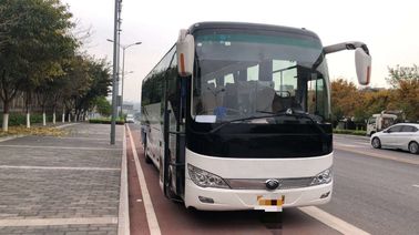 Άσπρο χρώμα 11m χρησιμοποιημένο μήκος λεωφορείο 51 λεωφορείων Yutong έτος μηχανών 2016 Yuchai καθισμάτων