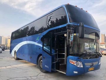 Μεγάλο χρησιμοποιημένο έτος 59 καθίσματα 95000Km λεωφορείων 2018 Yutong δέρματος απόσταση σε μίλια καμία ζημία