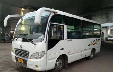19 Seater μίνι χρησιμοποιημένο λεωφορεία λεωφορείων εμπορικό σήμα Dongfeng μηχανών diesel λεωφορείων ευρο- IV