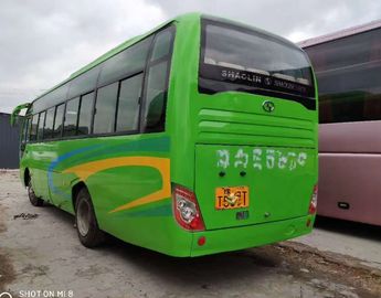 Η αριστερή πλευρά το πράσινο λεωφορείο 35 τουριστών από δεύτερο χέρι ευρο- IV 8045mm καθισμάτων μήκος diesel
