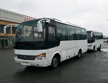 Μπροστινό diesel μίνι λεωφορείο 29 λεωφορείων Zk6752 Yutong μηχανών χρησιμοποιημένο καθίσματα