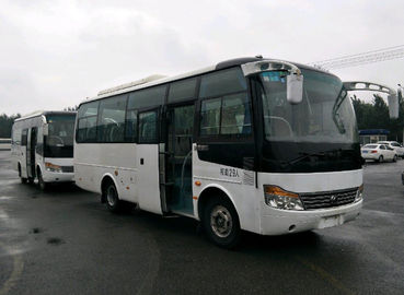 Μπροστινό diesel μίνι λεωφορείο 29 λεωφορείων Zk6752 Yutong μηχανών χρησιμοποιημένο καθίσματα