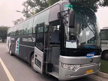Χρησιμοποιημένα τα diesel λεωφορεία 6122 τύπος 53 Yutong καθίσματα μηχανή 2014 ετών YC άφησαν το Drive