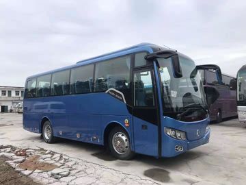 33 καθισμάτων 2014 χρησιμοποιημένο έτος μπλε χρώμα 3300mm λεωφορείων μηχανών ταξιδιού χρησιμοποιημένο λεωφορείο ύψος λεωφορείων