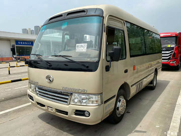 Diesel 19 κάθισμα 2016 χρησιμοποιημένος ακτοφύλακας λεωφορείων λεωφορείων Kinglong έτους 85kw