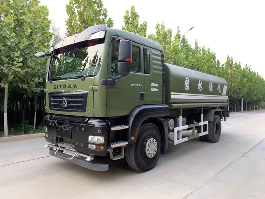 Χρησιμοποιημένο φορτηγό βυτιοφόρων νερού στρατεύματος ψεκαστήρων HOWO C7H 320HP