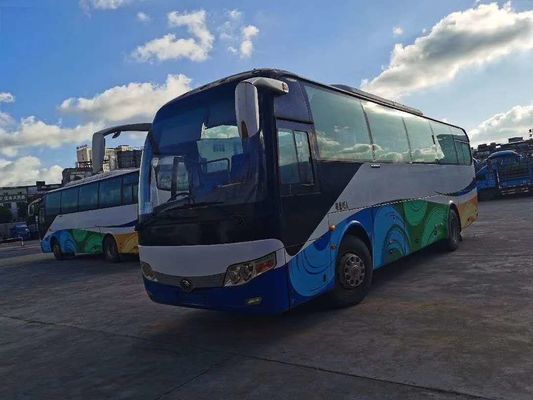 τα λεωφορεία Yutong χεριών καθισμάτων Zk6107 2$ος 100km/H 180kw 45 χρησιμοποίησαν τη καλή συνθήκη λεωφορείων Yutong με το εναλλασσόμενο ρεύμα