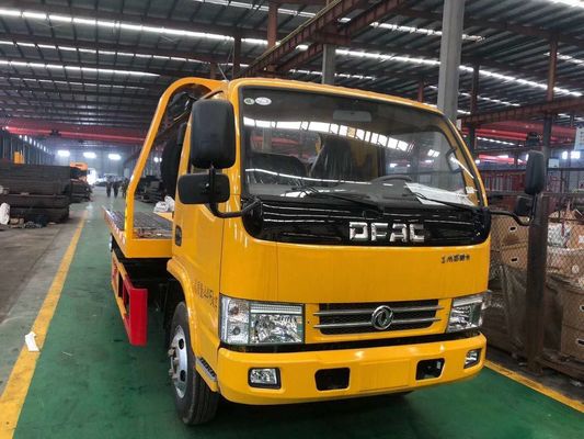 Ευρο- 3 φορτηγά ρυμούλκησης οδικής διάσωσης ροδών Dongfeng 95HP 6 3 τόνοι 5 τόνοι 6 τόνοι