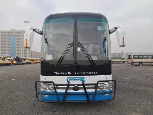 Ολοκαίνουργιο λεωφορείο ZK6122H9 Yutong με το άσπρο χρώμα 55 καθισμάτων στην οπίσθια μηχανή προώθησης