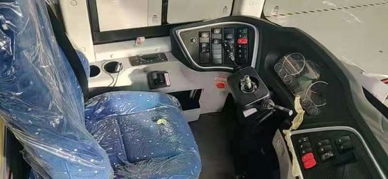 Ολοκαίνουργιο λεωφορείο ZK6122H9 Yutong με το άσπρο χρώμα 55 καθισμάτων στην οπίσθια μηχανή προώθησης