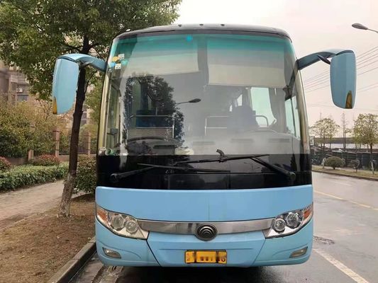 Το χρησιμοποιημένο εμπορικό σήμα ZK6117 65 Yutong λεωφορείων λεωφορείων καθισμάτων ενιαία πόρτα μηχανών 120km/H Yuchai οπίσθια χρησιμοποίησε τα λεωφορεία επιβατών που αφέθηκαν την οδήγηση