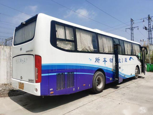 XMQ6119 χρησιμοποιημένο Kinglong μεταφέρει 56 καθίσματα 2+3 χρησιμοποιημένα σχεδιάγραμμα τουριστηκών λεωφορείων οπίσθια μηχανών διπλά πλαίσια αερόσακων Drive πορτών αριστερά