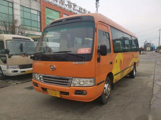 Χρησιμοποιημένο υψηλότερο λεωφορείων KLQ6702 19 μικρό λεωφορείο λεωφορείων ακτοφυλάκων καθισμάτων 2014 χρησιμοποιημένο