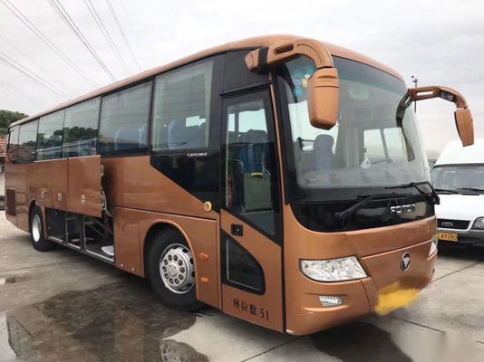BJ6113 χρησιμοποιημένο εμπορικό σήμα 51 λεωφορείων FOTON λεωφορείων καθισμάτων ενιαίο ευρο- IV αριστερό Drive χιλιομέτρου πορτών χαμηλό