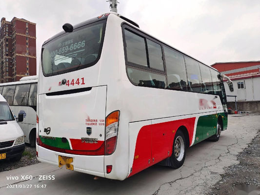 Χρησιμοποιημένο Yutong μεταφέρει ZK6808 35 χαμηλό χιλιόμετρο λεωφορείων επιβατών μηχανών 147kw Yuchai καθισμάτων