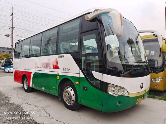 Χρησιμοποιημένο Yutong μεταφέρει ZK6808 35 χαμηλό χιλιόμετρο λεωφορείων επιβατών μηχανών 147kw Yuchai καθισμάτων