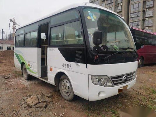 Τα χρησιμοποιημένα λεωφορεία Zk6609d1 19 μηχανή 85Kw Yutong Yuchai καθισμάτων χρησιμοποίησαν το μίνι χαμηλό χιλιόμετρο πορτών λεωφορείων ενιαίο